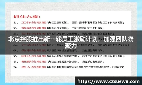 北京控股推出新一轮员工激励计划，加强团队凝聚力